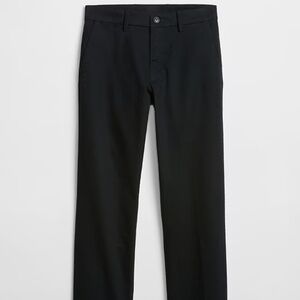Black GapFlex Straight Khaki Pants 30x32